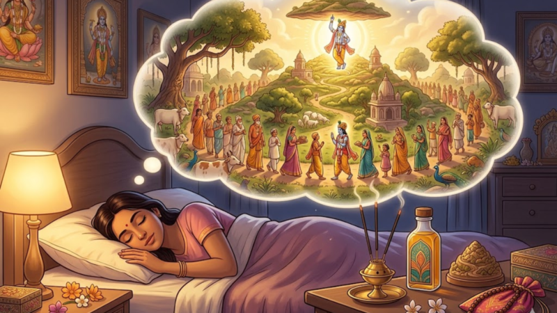 सपने में गोवर्धन पर्वत की परिक्रमा करना क्या दर्शाता है?