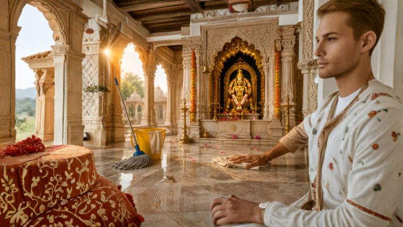 सपने में मंदिर की सफाई करना क्या बताता है