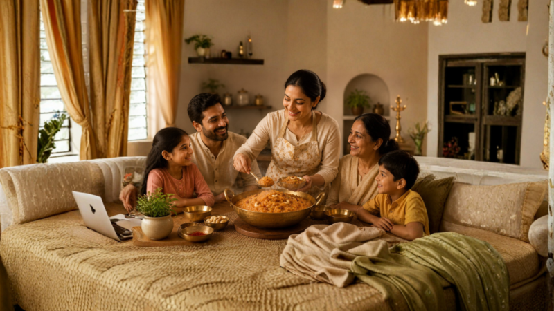 सपने में family के लिए हलवा बनाना