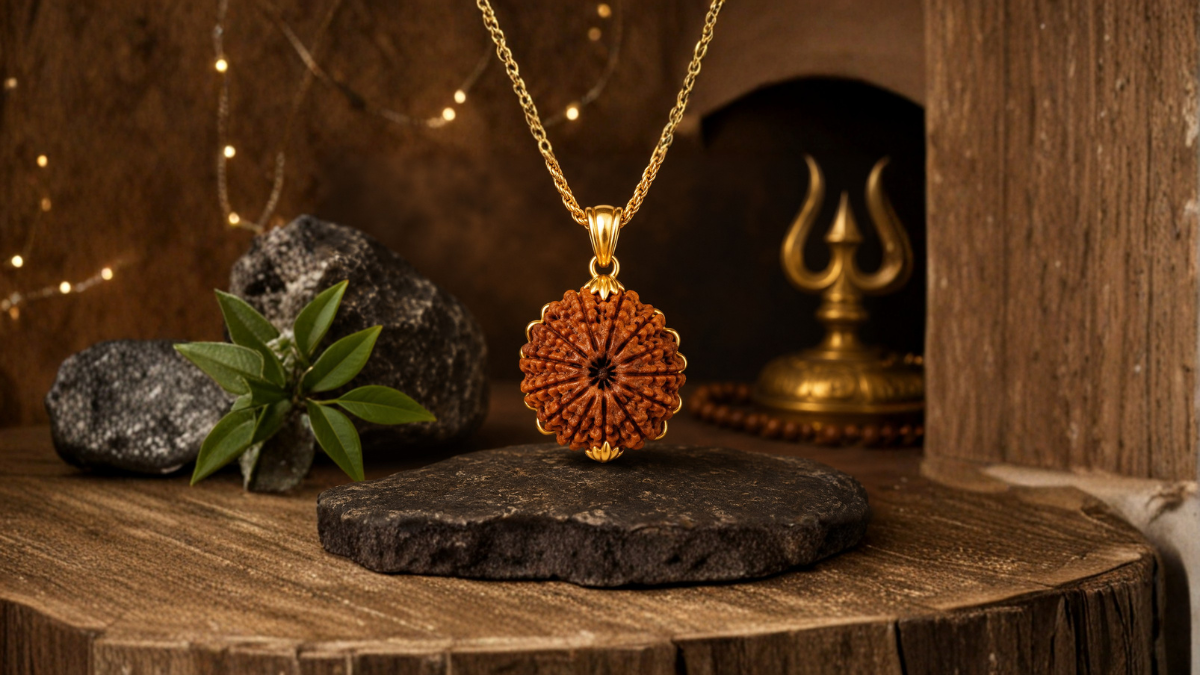 11 Mukhi Rudraksha Pendant for Success, Peace & Protection