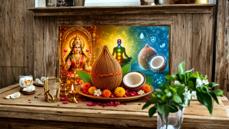 पूजा में नारियल क्यों चढ़ाया जाता है
