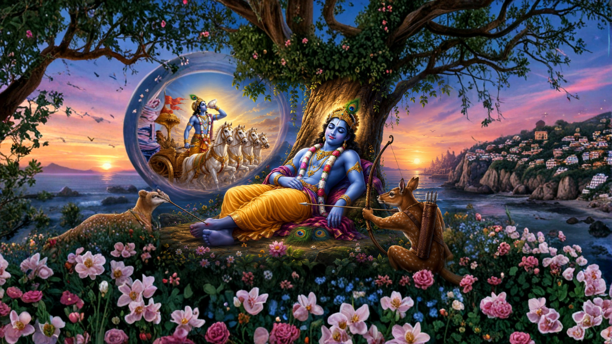 श्रीकृष्ण की मृत्यु कैसे हुई? जानिए भगवान कृष्ण के पृथ्वी छोड़ने की पूरी कथा