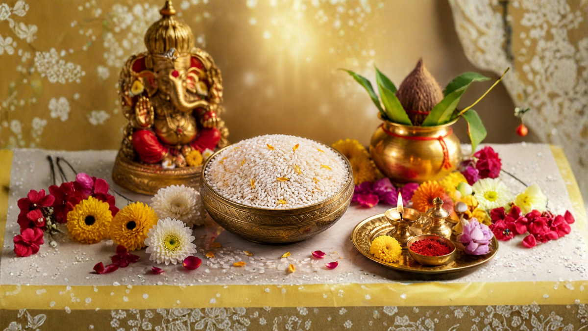 पूजा में चावल (अक्षत) का क्या महत्व है?