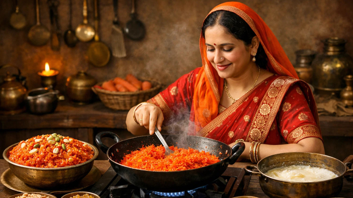 sapne me gajar ka halwa khana dekhna  