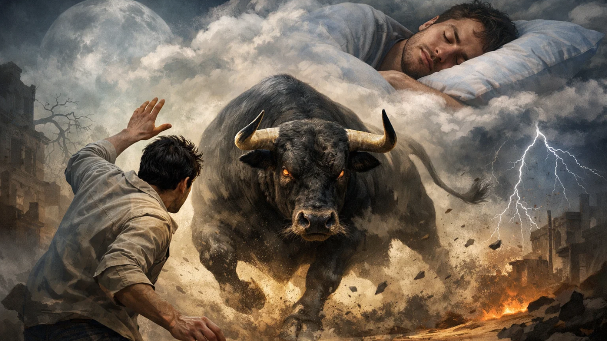 सपने में सांड का हमला देखना – अर्थ, संकेत और भविष्य के इशारे